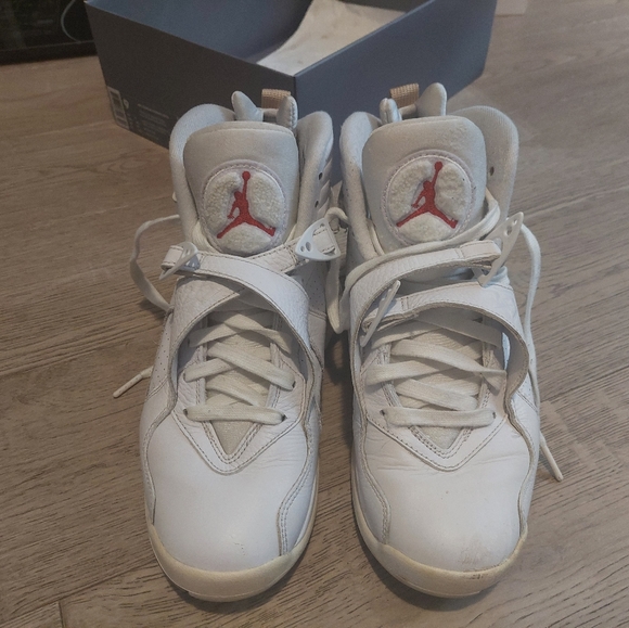 Jordan 8 Retro OVO White Size 9 - Picture 6 of 6